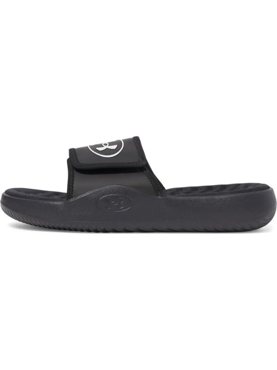 Men\'s All Black Ignite Pro Slide Comfort Soft Rubber Slip On Flat Sandal Shoes main image 4